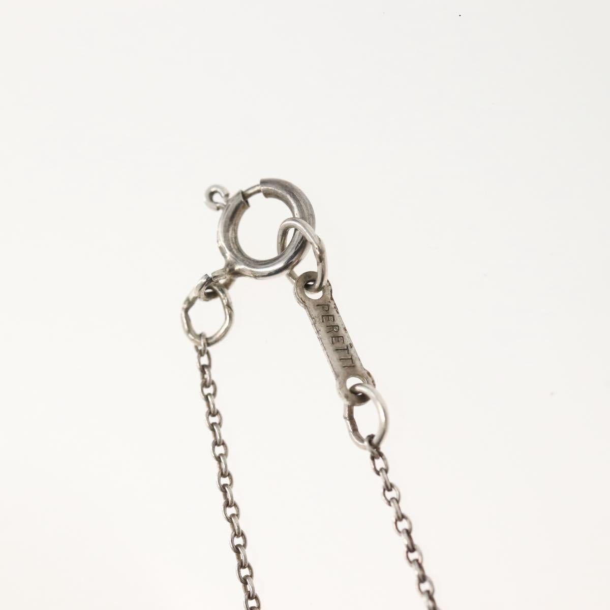 TIFFANY&Co. Bean Necklace Ag925 Silver Auth 143852