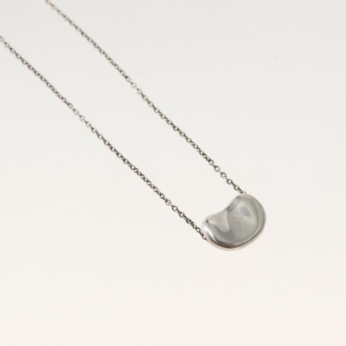 TIFFANY&Co. Bean Necklace Ag925 Silver Auth 143854