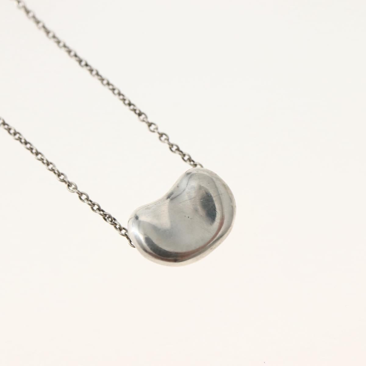 TIFFANY&Co. Bean Necklace Ag925 Silver Auth 143854