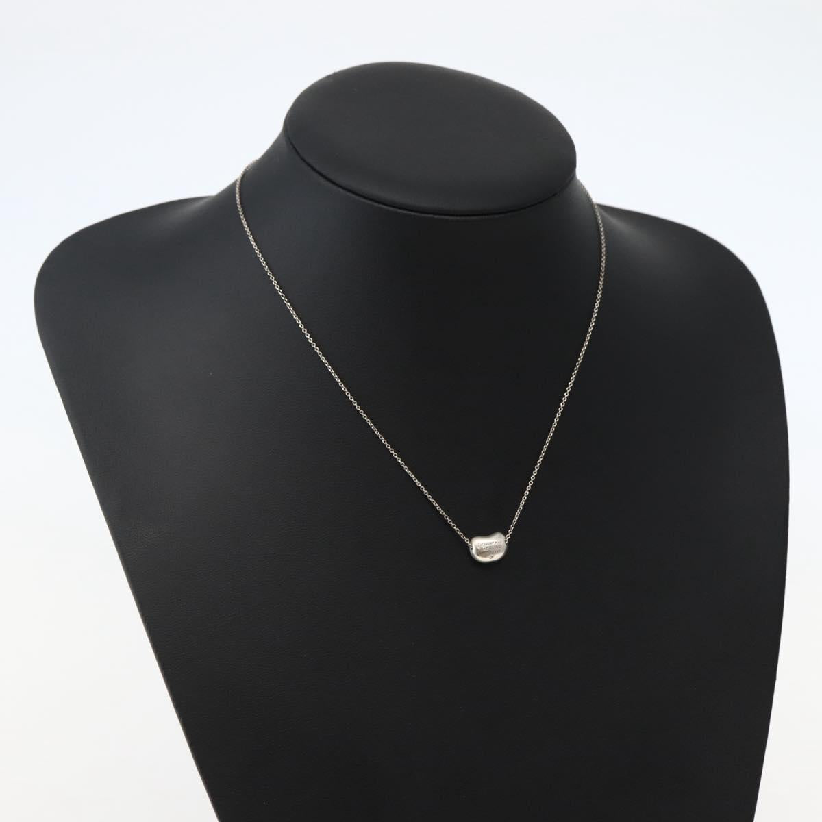 TIFFANY&Co. Bean Necklace Ag925 Silver Auth 143854