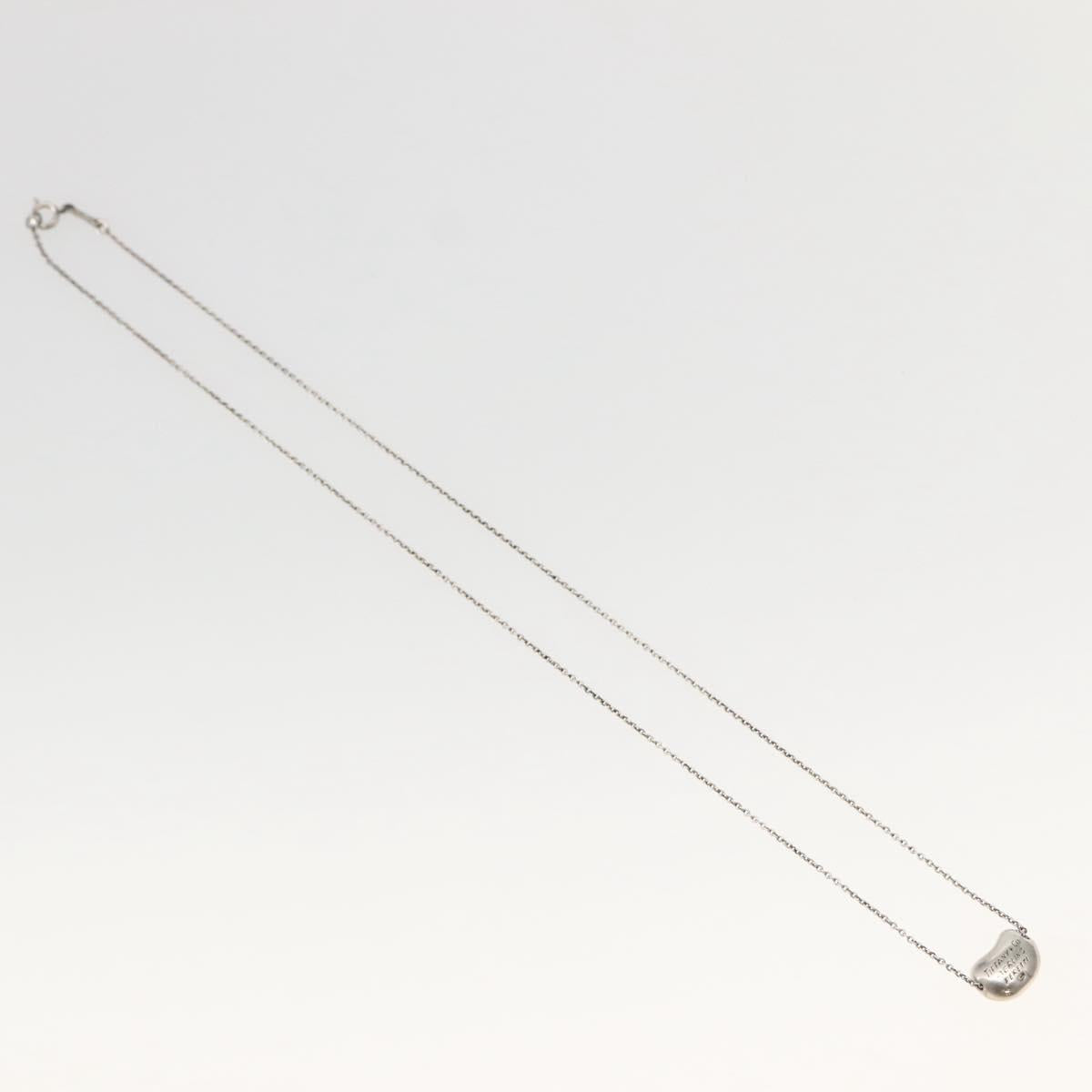 TIFFANY&Co. Bean Necklace Ag925 Silver Auth 143854