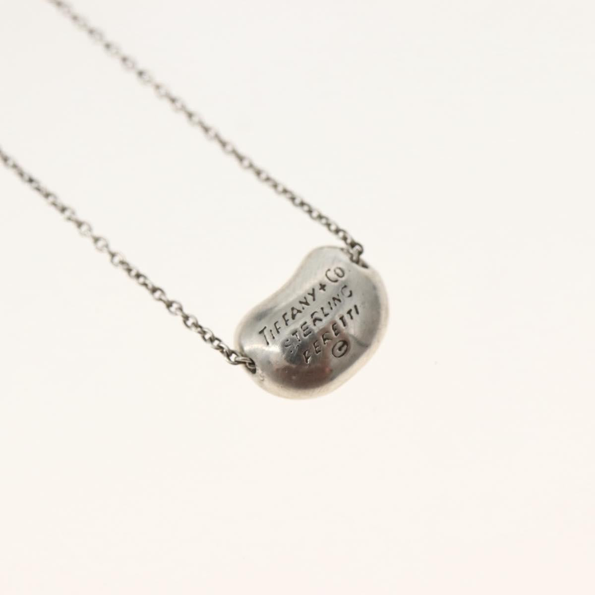 TIFFANY&Co. Bean Necklace Ag925 Silver Auth 143854