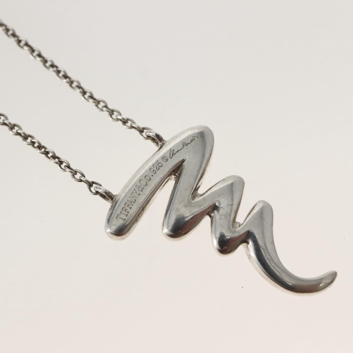 TIFFANY&Co. Scribble Necklace Ag925 Silver Auth 143855