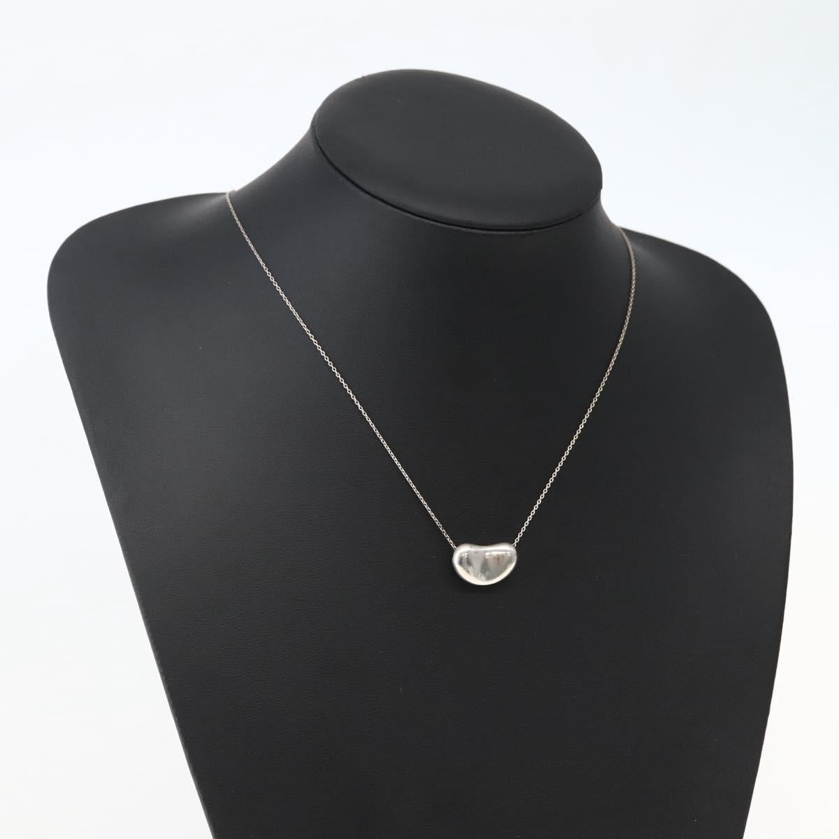 TIFFANY&Co. Bean Necklace Ag925 Silver Auth 143857