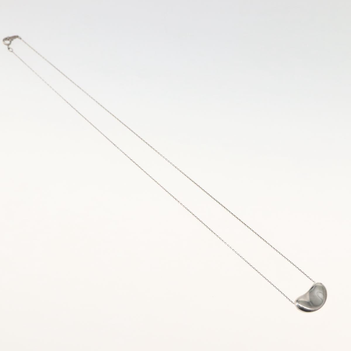 TIFFANY&Co. Bean Necklace Ag925 Silver Auth 143857