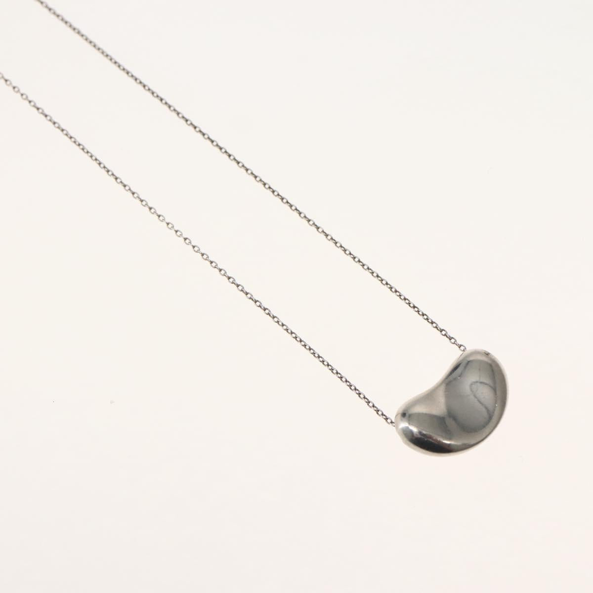 TIFFANY&Co. Bean Necklace Ag925 Silver Auth 143857