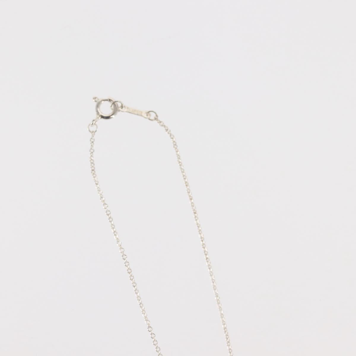 TIFFANY&Co. Open Teardrop Necklace Ag925 Silver Auth 143860