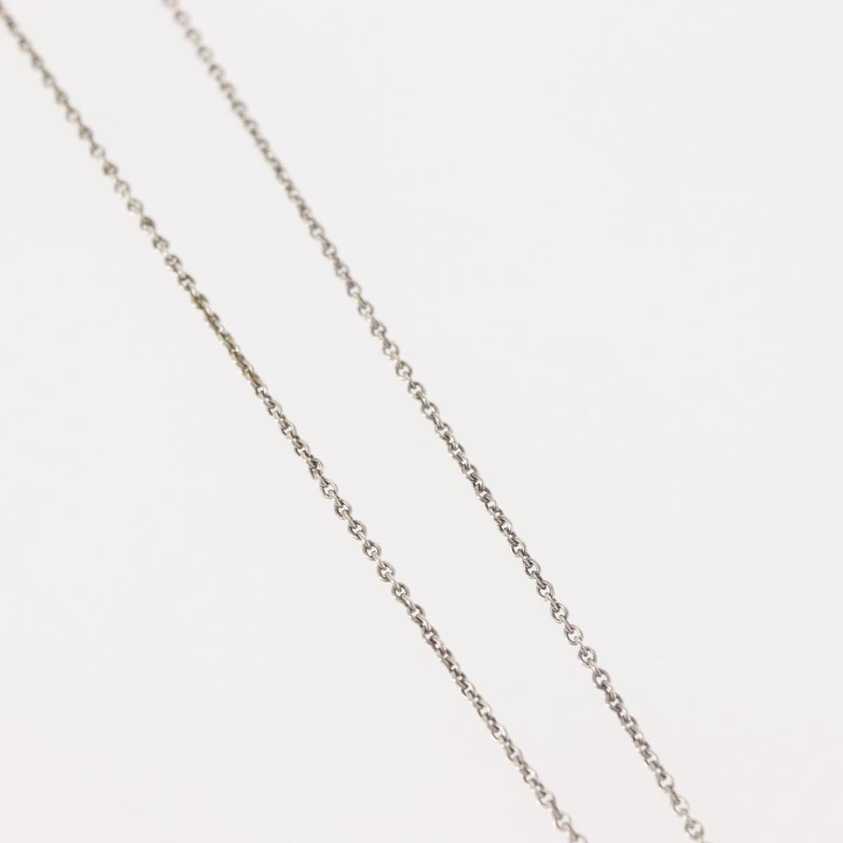 TIFFANY&Co. Open Heart Necklace Ag925 Silver Auth 143861