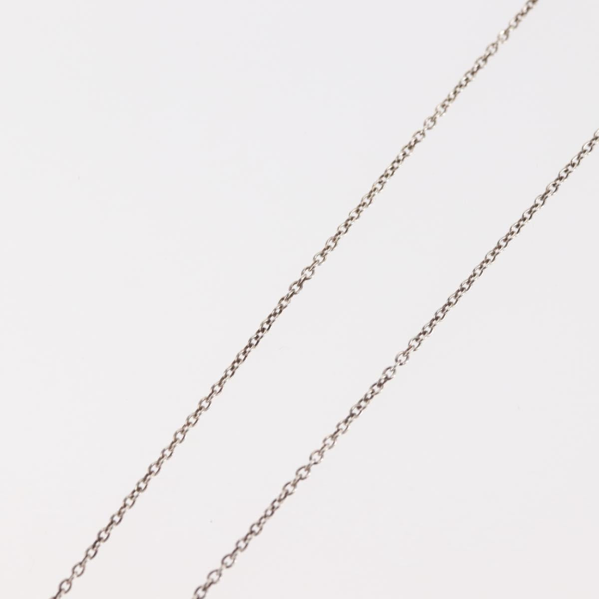 TIFFANY&Co. Open Heart Necklace Ag925 Silver Auth 143864