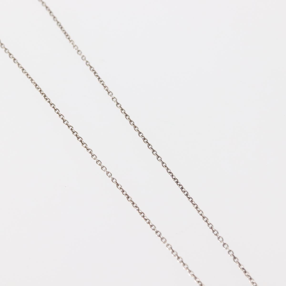 TIFFANY&Co. Open Heart Necklace Ag925 Silver Auth 143864