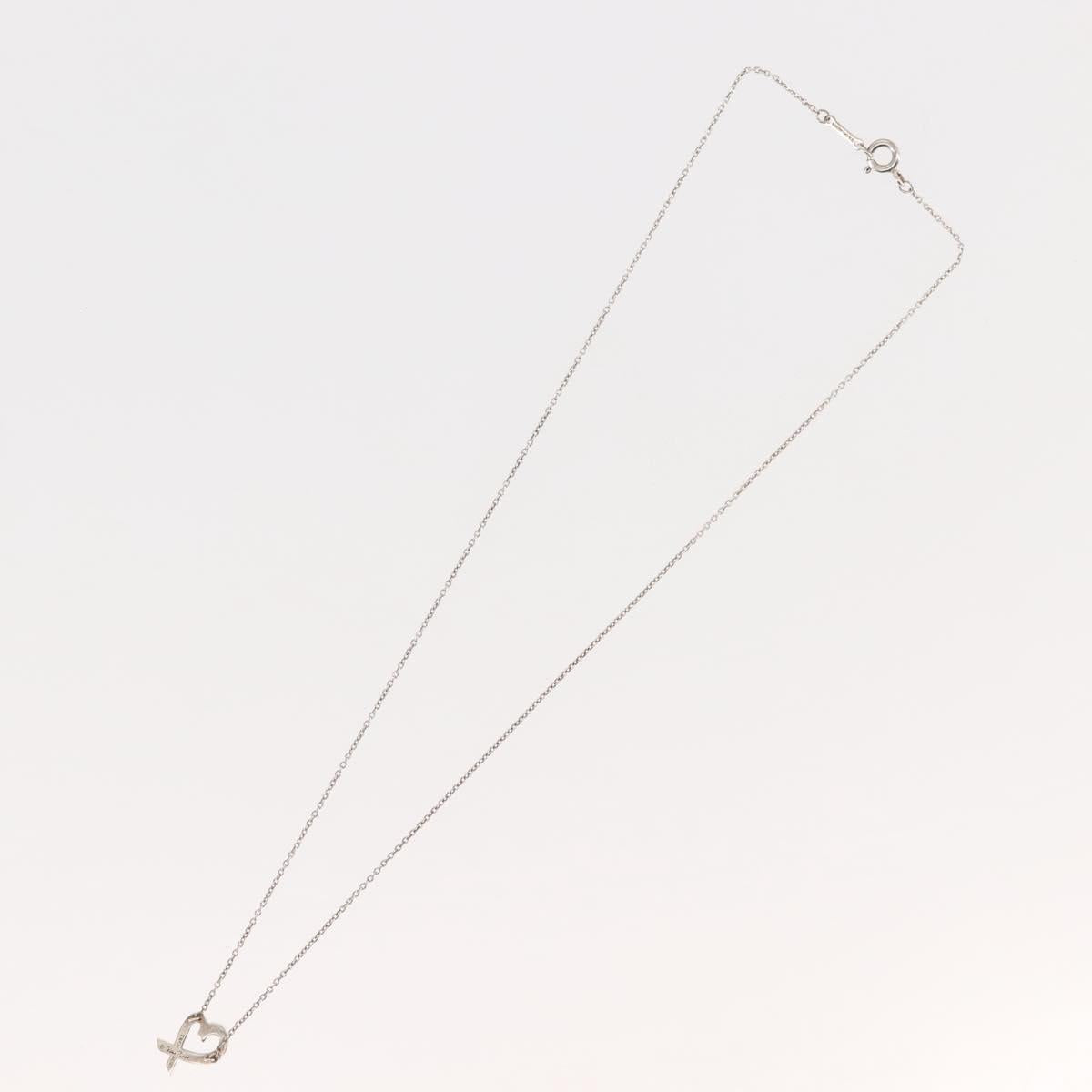 TIFFANY&Co. Loving Heart Necklace Ag925 Silver Auth 143866