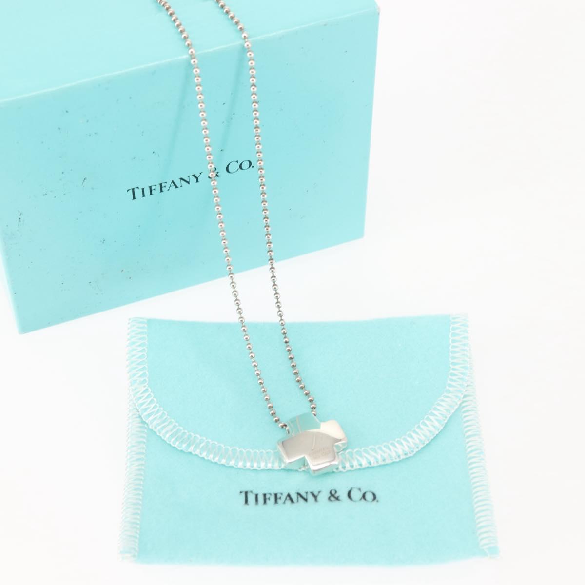 TIFFANY&Co. Roman Cross Necklace Ag925 Silver Auth 143867