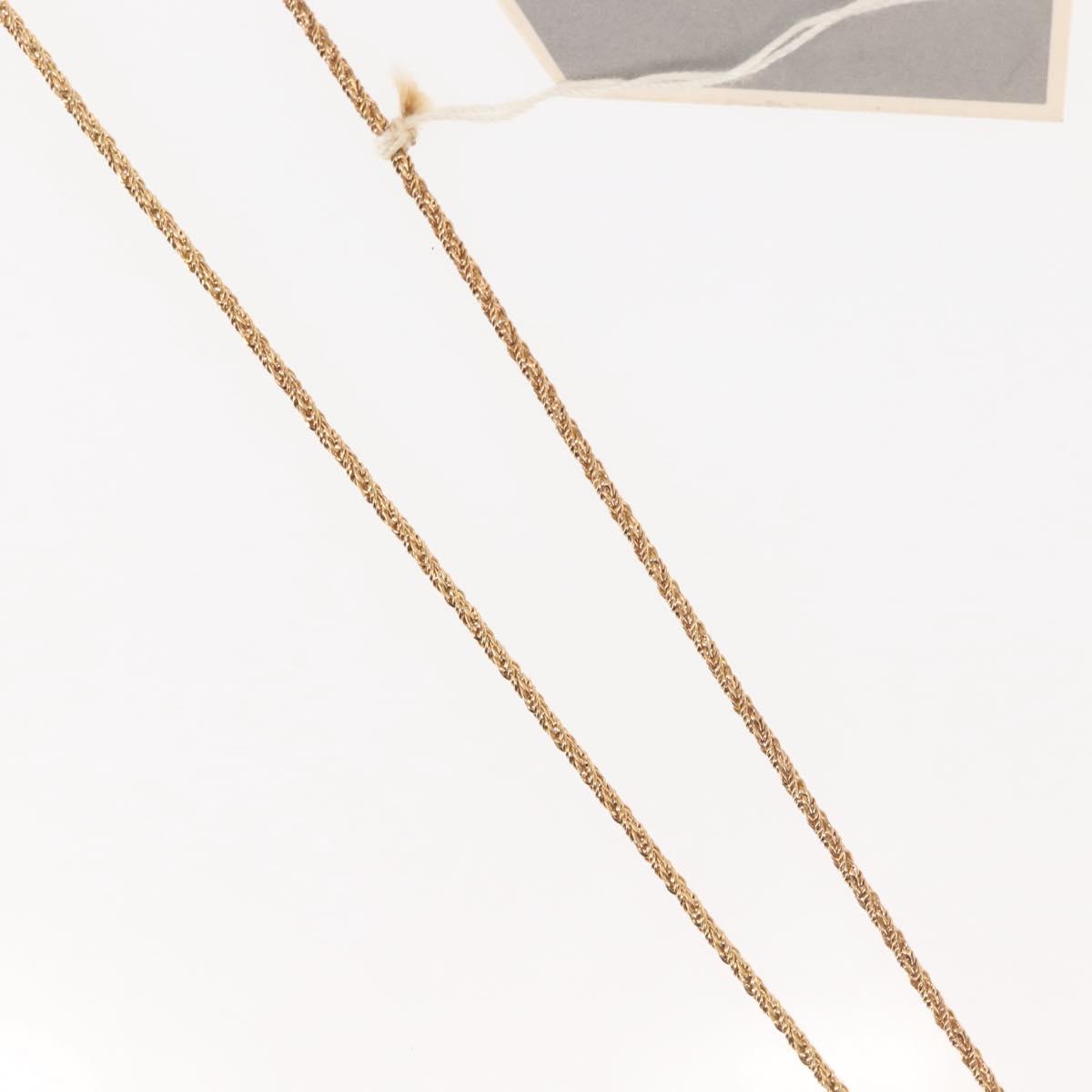 Christian Dior Necklace metal Gold Auth 143871