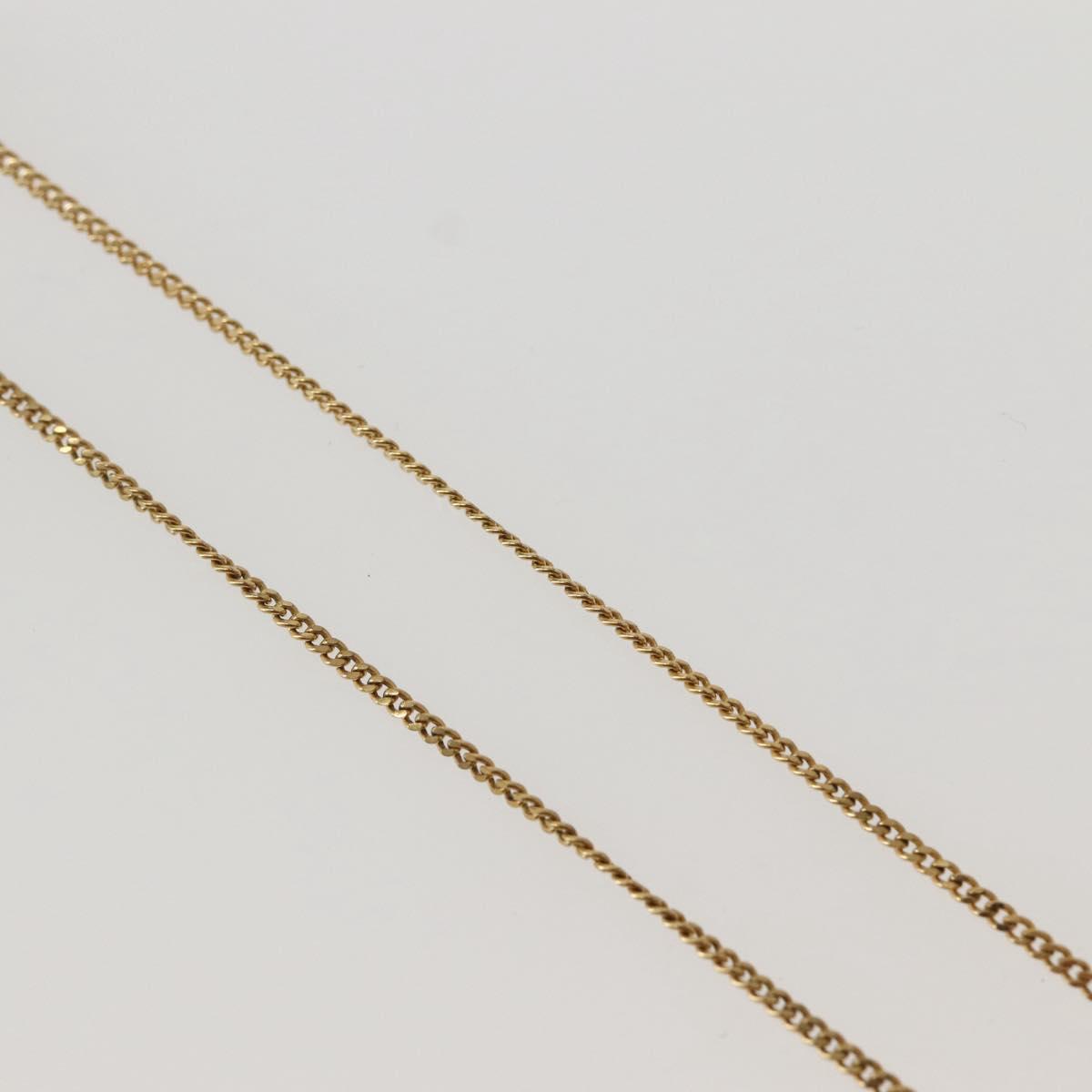 Christian Dior Necklace metal Gold Auth 143872