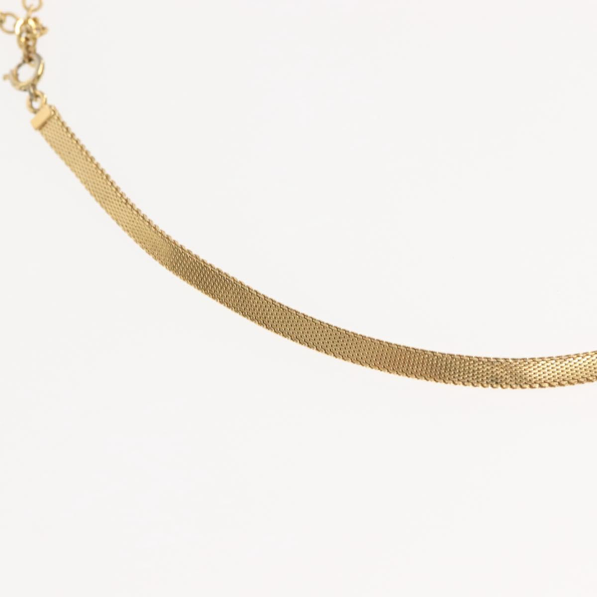 Christian Dior Choker metal Gold Auth 143873