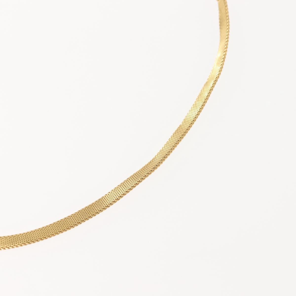 Christian Dior Choker metal Gold Auth 143873