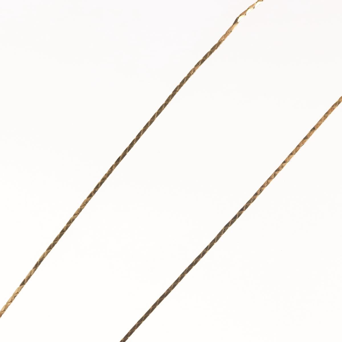 Christian Dior Necklace metal Gold Auth 143875