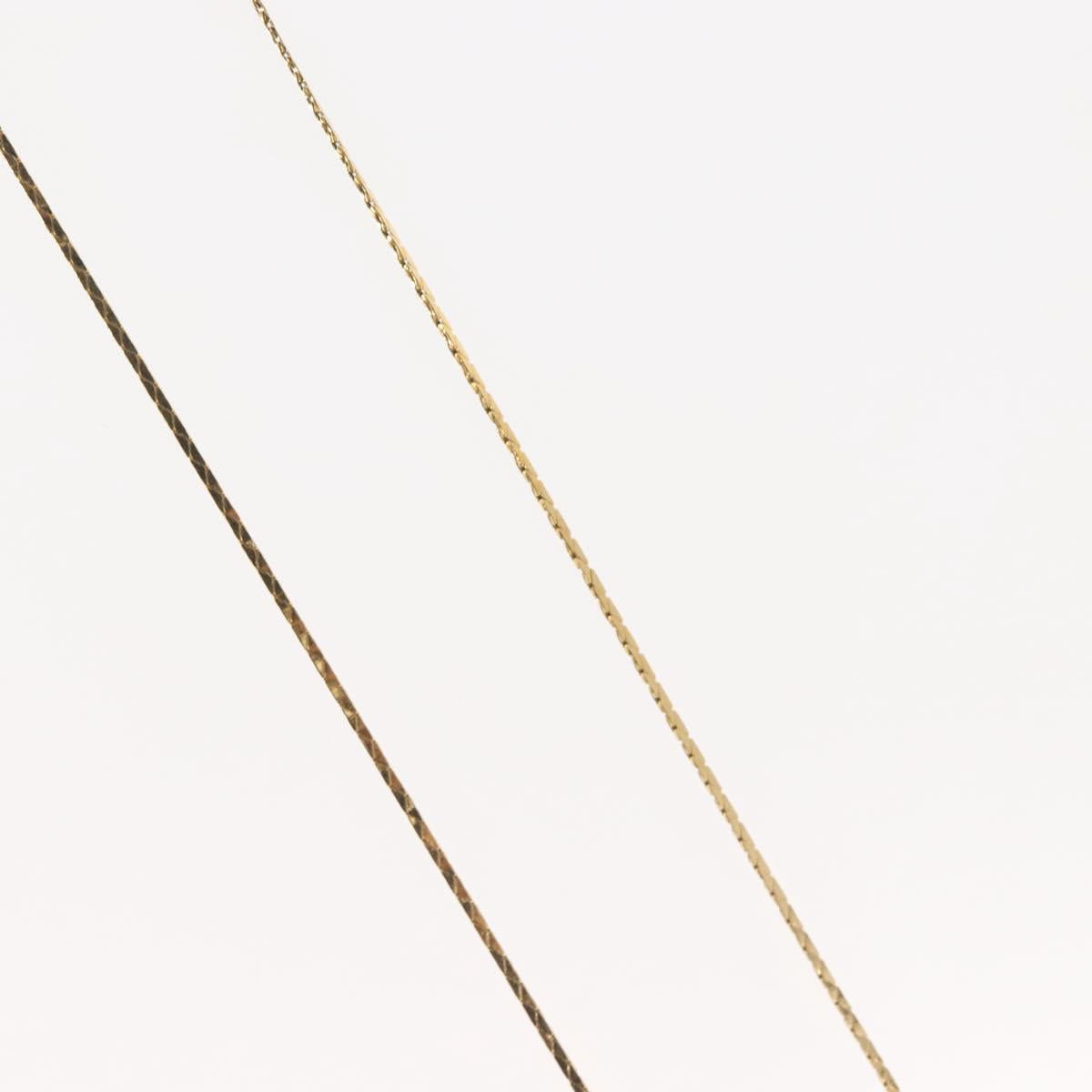 Christian Dior Necklace metal Gold Auth 143875