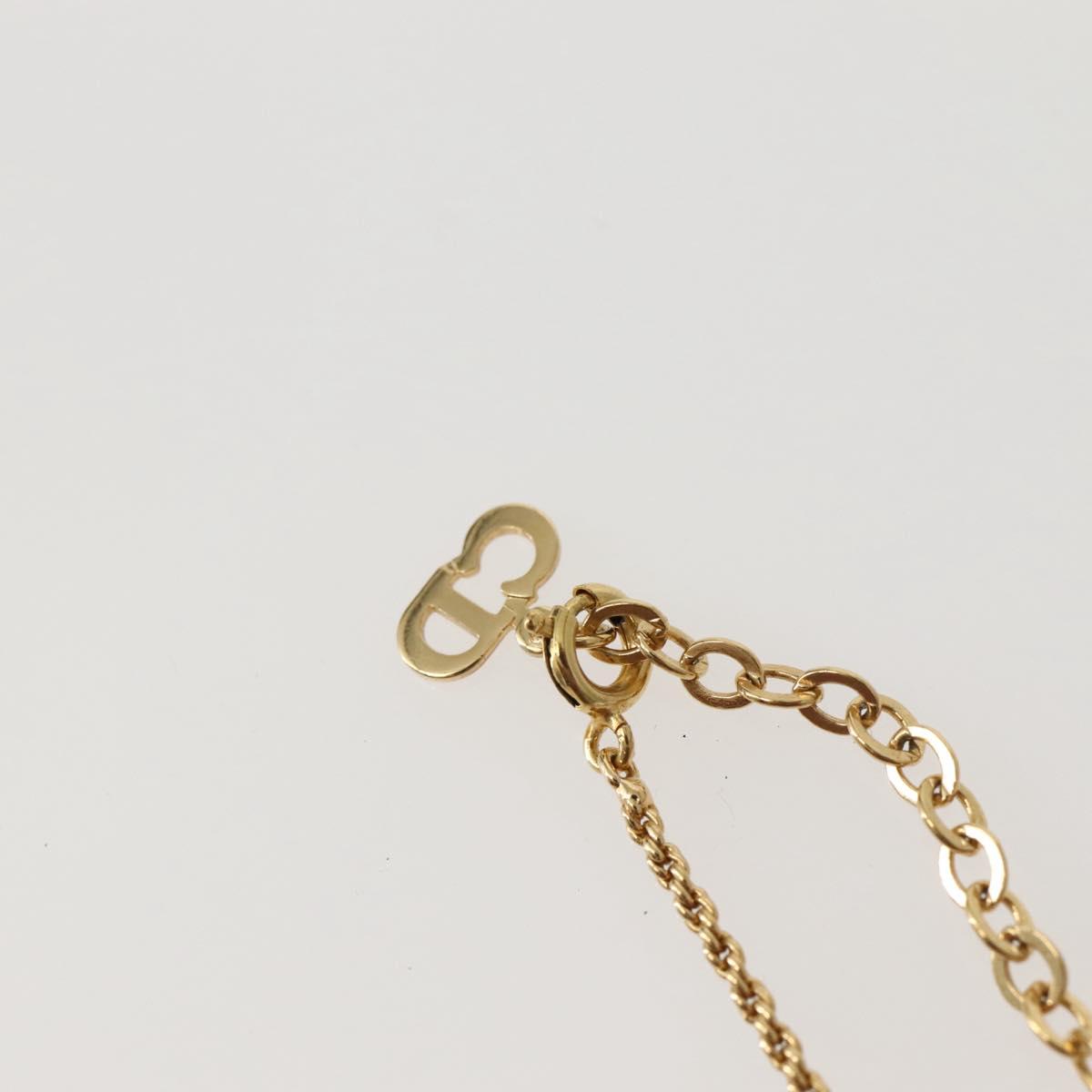 Christian Dior Necklace metal Gold Auth 143878
