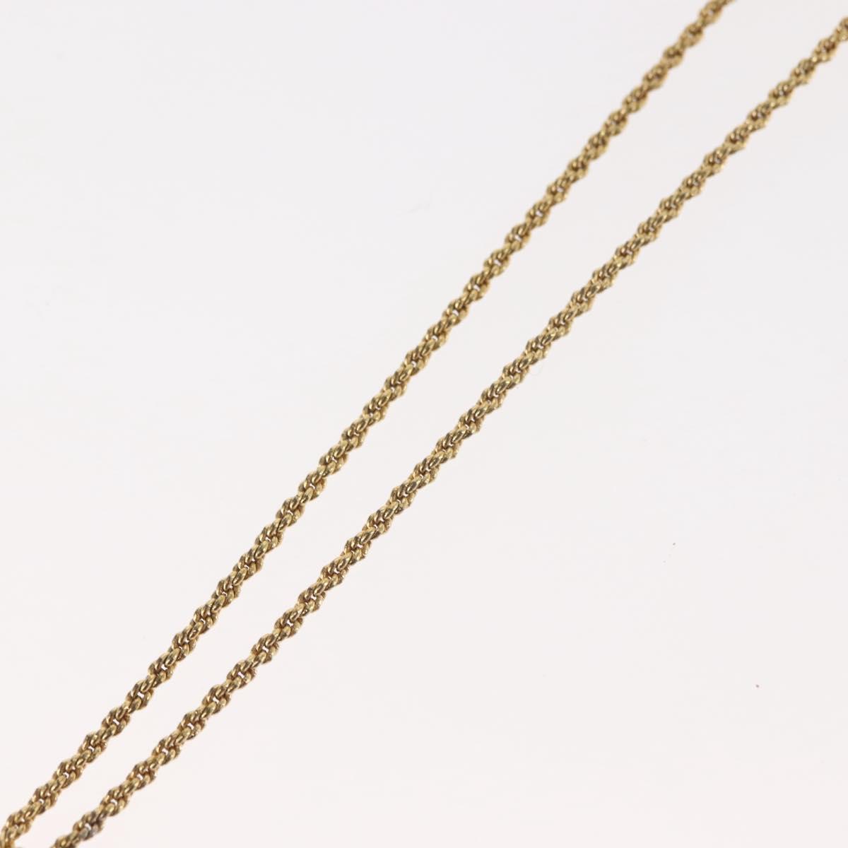 Christian Dior Necklace metal Gold Auth 143879