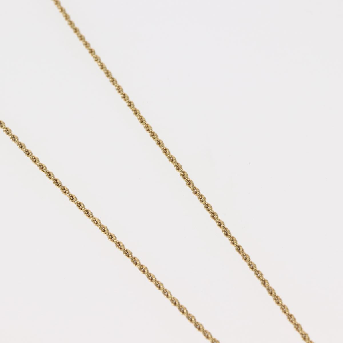 Christian Dior Necklace metal Gold Auth 143879