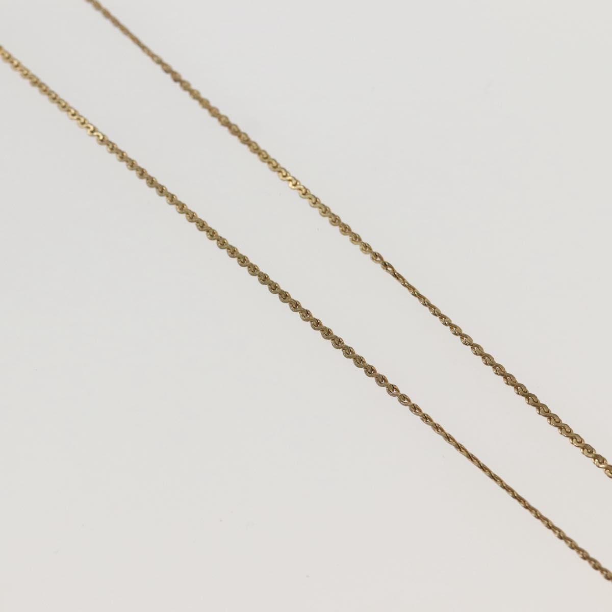 Christian Dior Necklace metal Gold Auth 143880