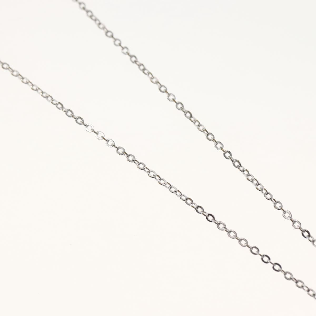 Christian Dior Necklace metal Silver Auth 143882