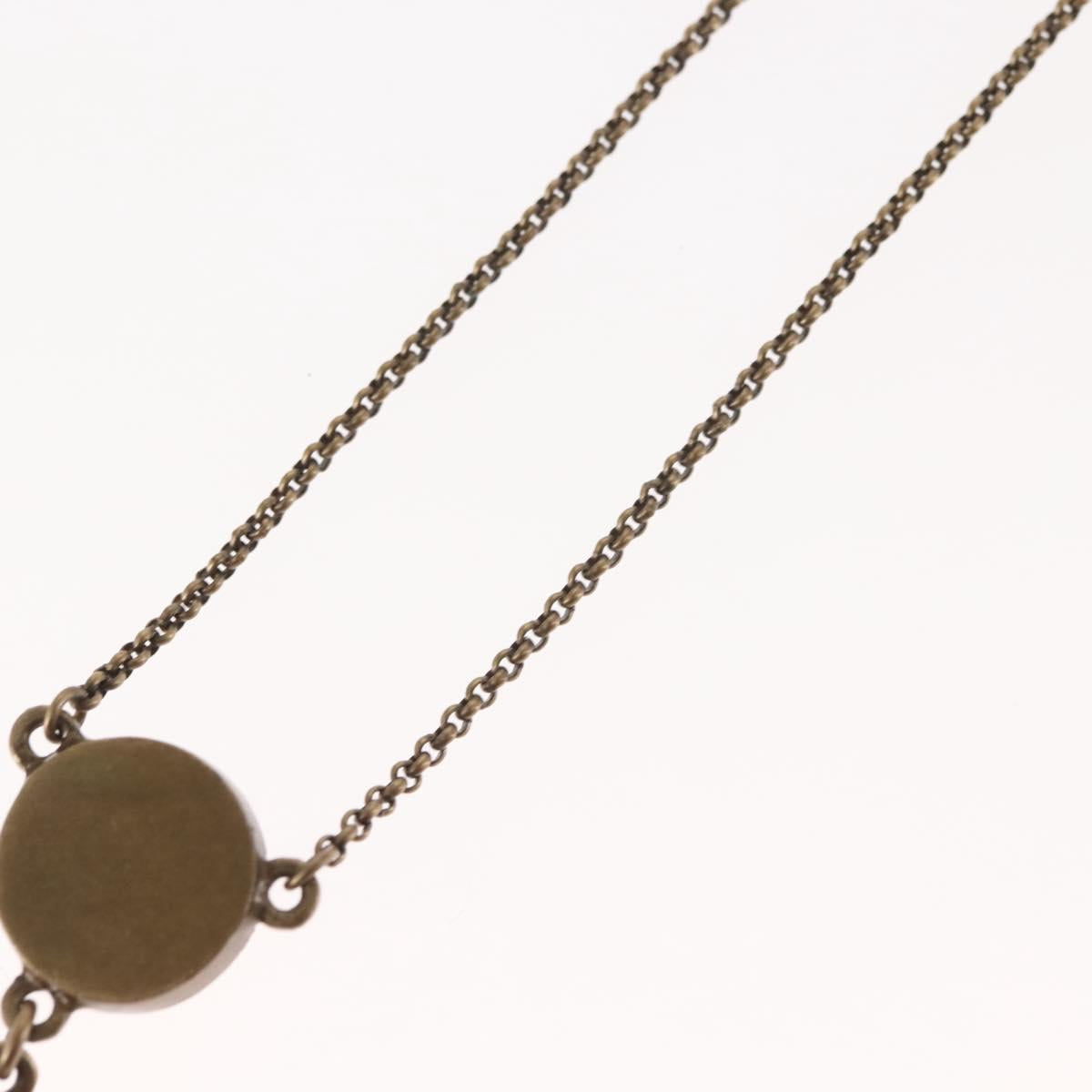 Christian Dior Necklace metal Copper Auth 143883