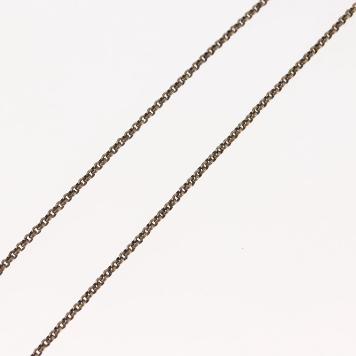 Christian Dior Necklace metal Copper Auth 143883