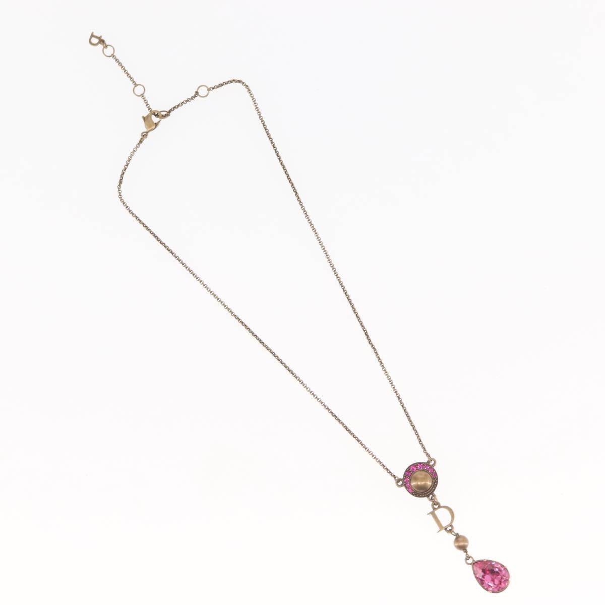 Christian Dior Necklace metal Copper Auth 143883