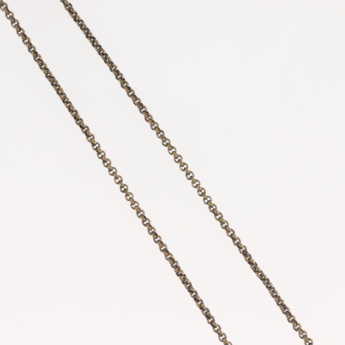 Christian Dior Necklace metal Copper Auth 143883