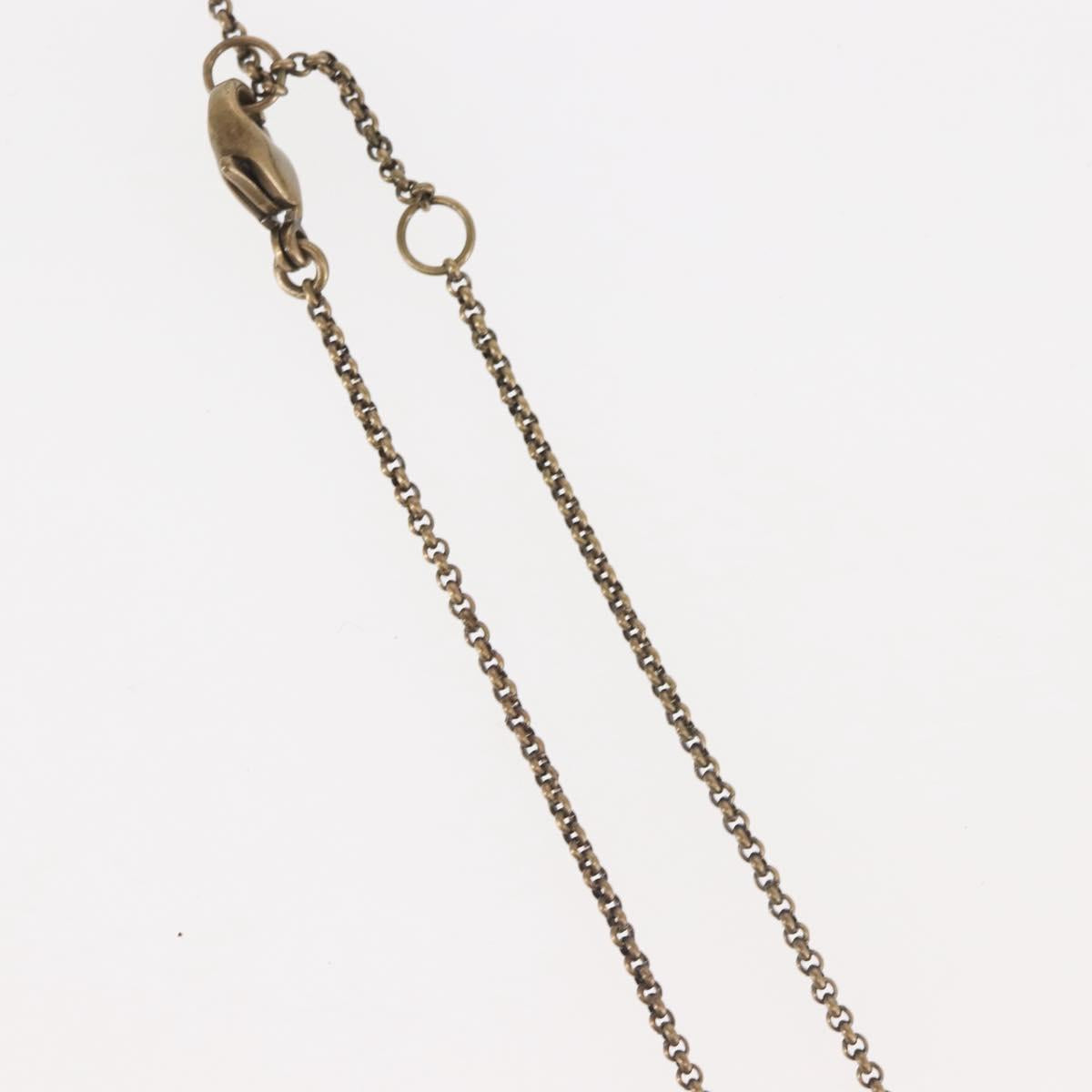 Christian Dior Necklace metal Copper Auth 143883