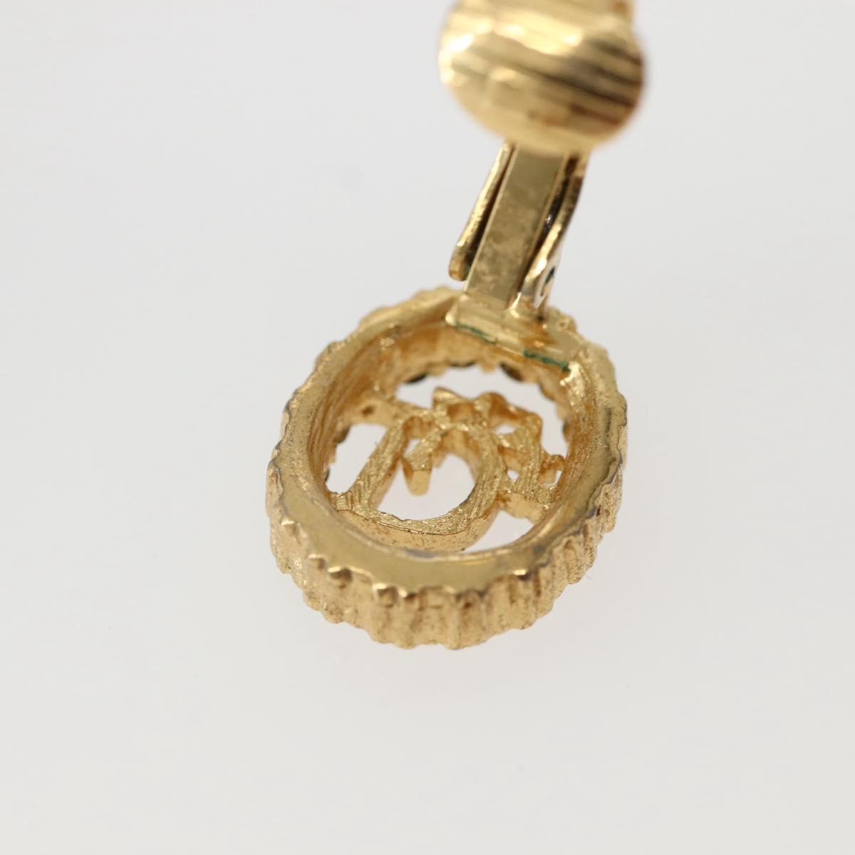 Christian Dior Earring metal Gold Auth 143884