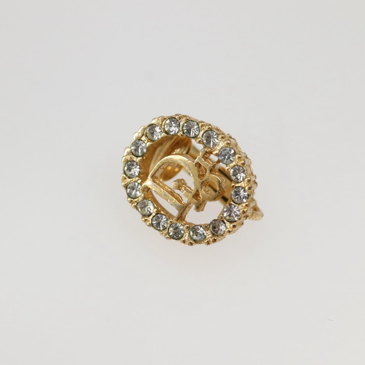 Christian Dior Earring metal Gold Auth 143884