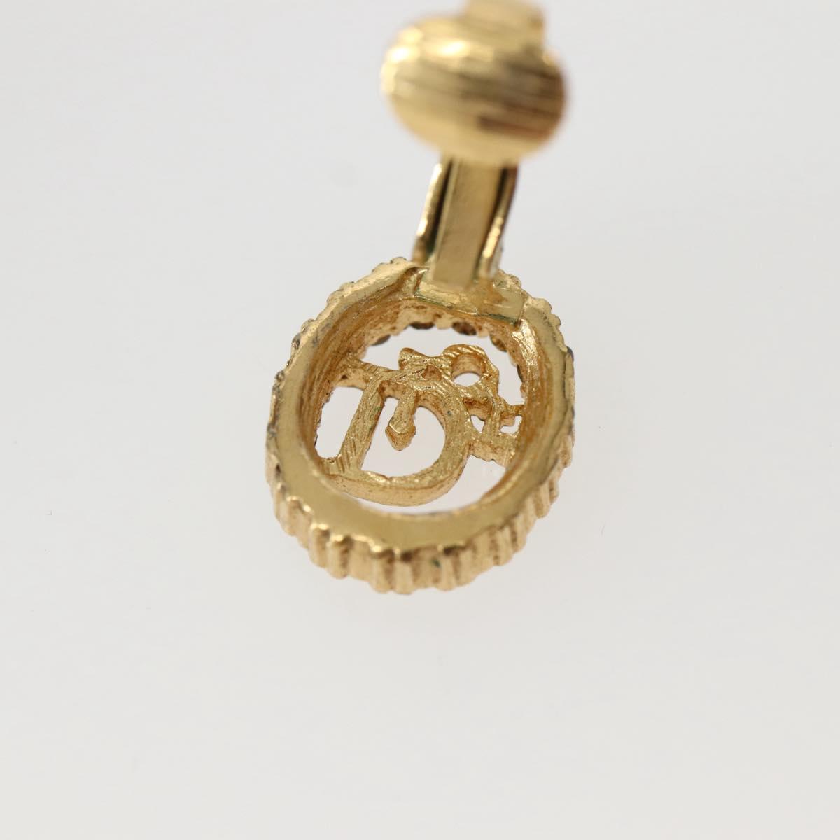 Christian Dior Earring metal Gold Auth 143884