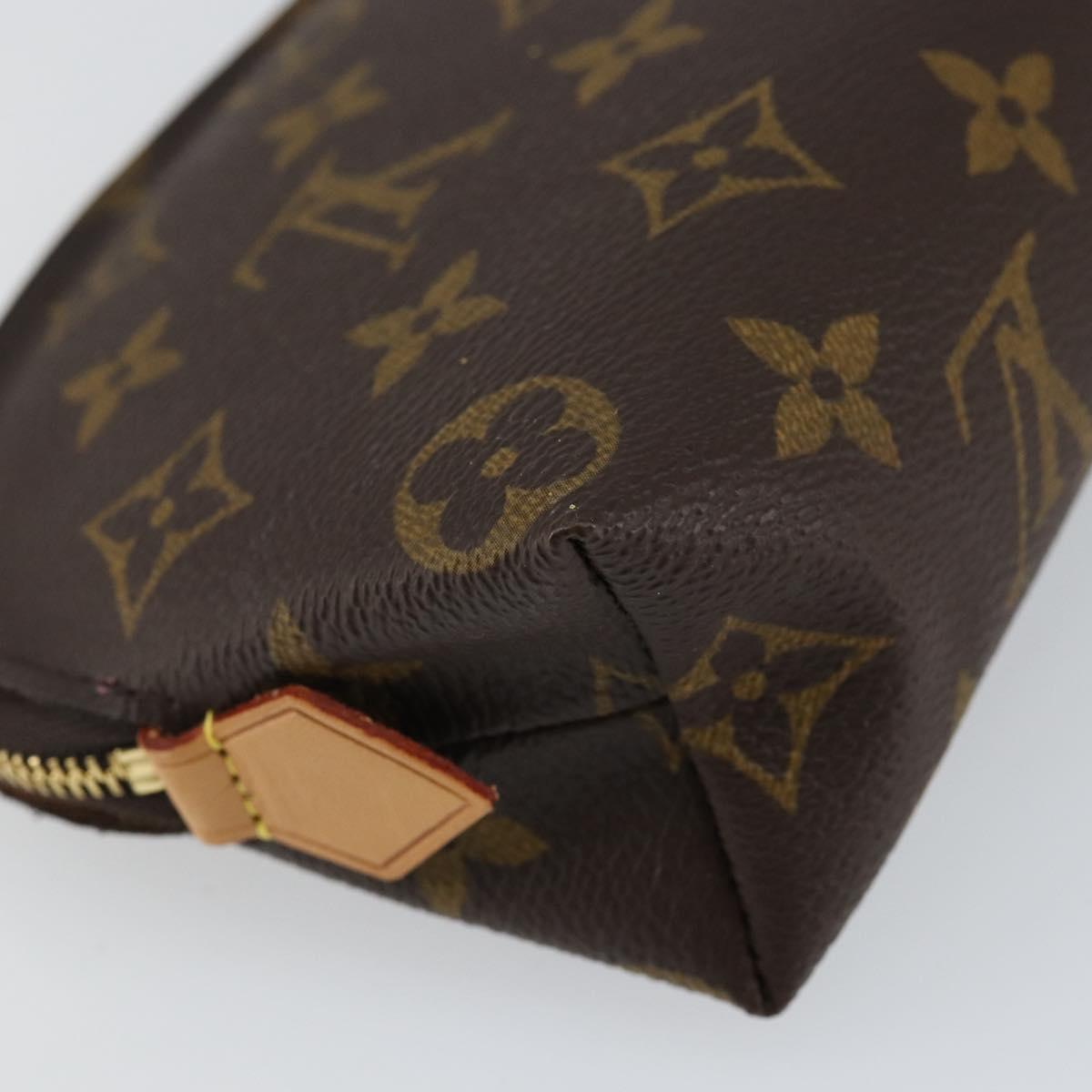 LOUIS VUITTON Monogram Pochette Cosmetic PM Pouch M43998 LV Auth 143908