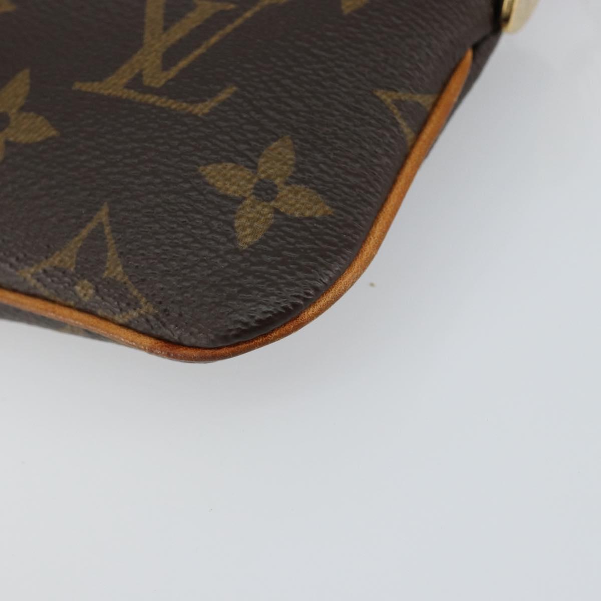 LOUIS VUITTON Monogram Pochette Mira PM Accessory Pouch M60095 LV Auth 143910V