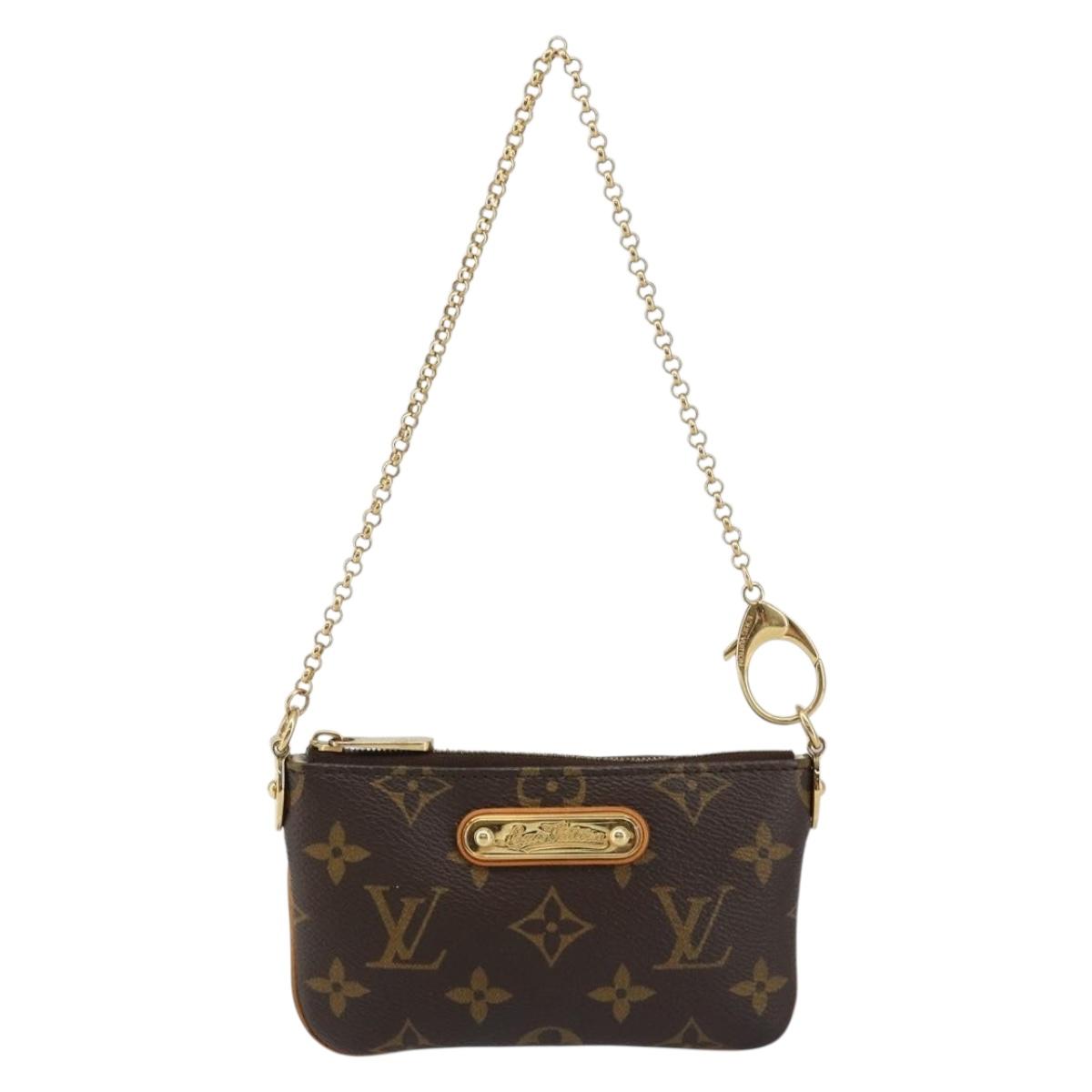 LOUIS VUITTON Monogram Pochette Mira PM Accessory Pouch M60095 LV Auth 143910V