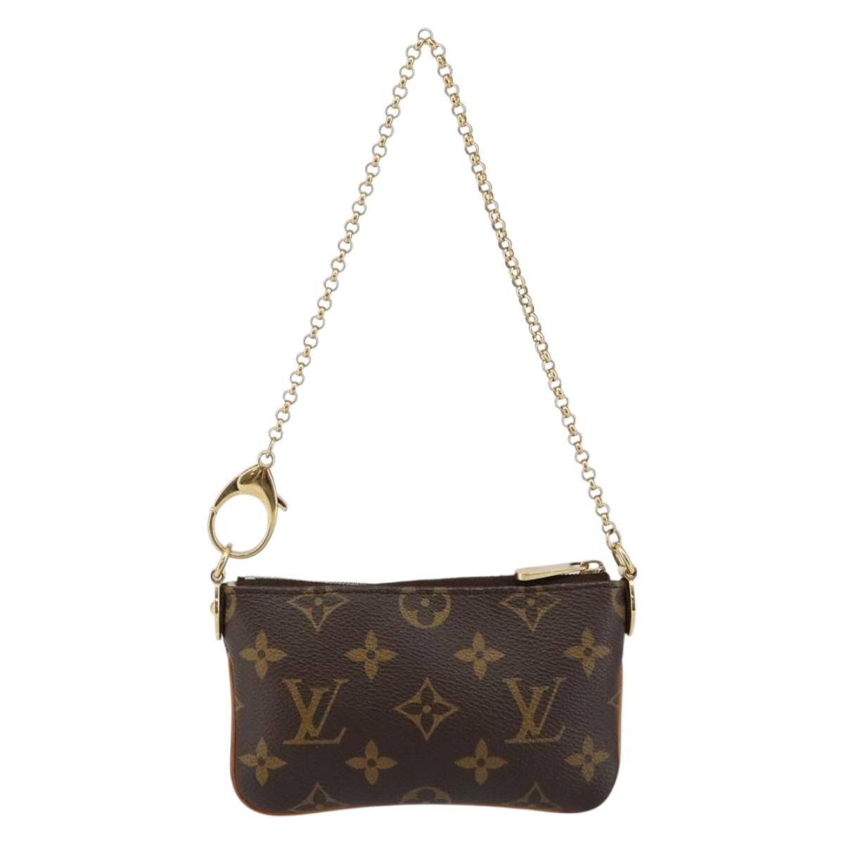 LOUIS VUITTON Monogram Pochette Mira PM Accessory Pouch M60095 LV Auth 143910V
