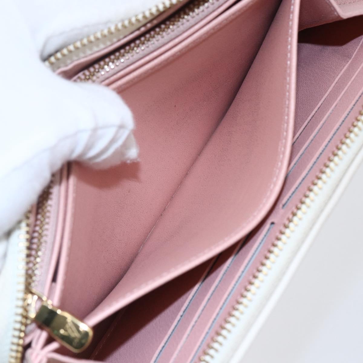 LOUIS VUITTON Monogram Coussin Zippy Long Wallet Pink M82290 LV Auth 143915