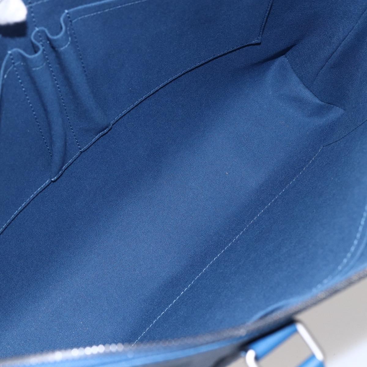 LOUIS VUITTON Damier Infini Porte DocumentsJules Bag Blue N41328 Auth 143920