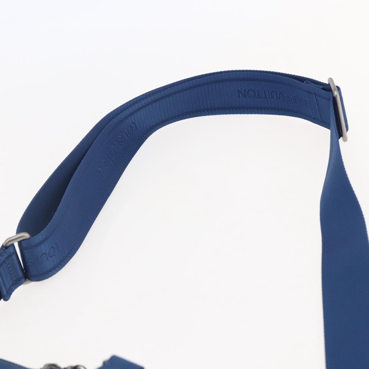 LOUIS VUITTON Damier Infini Porte DocumentsJules Bag Blue N41328 Auth 143920