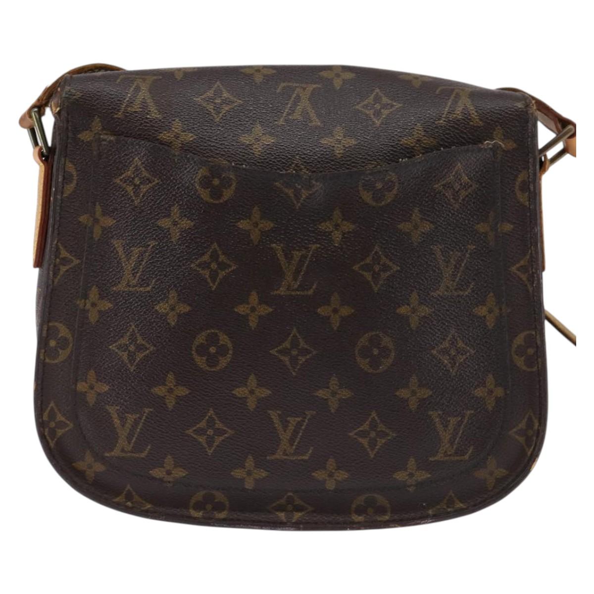 LOUIS VUITTON Monogram Saint Cloud GM Shoulder Bag M51242 LV Auth 143931