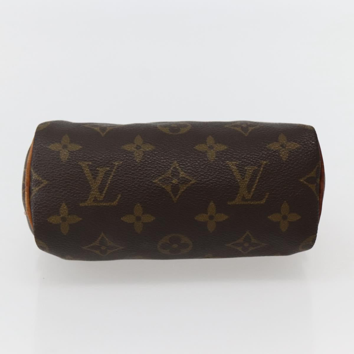 LOUIS VUITTON Monogram Mini Speedy Hand Bag M41534 LV Auth 143932