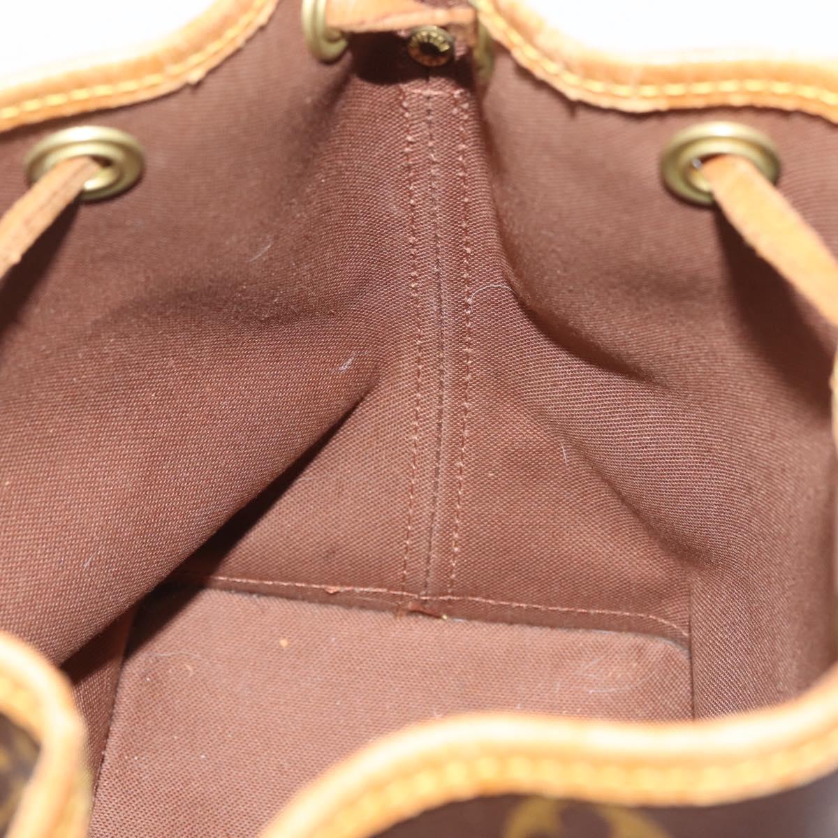LOUIS VUITTON Monogram Mini Noe Hand Bag M42227 LV Auth 143935