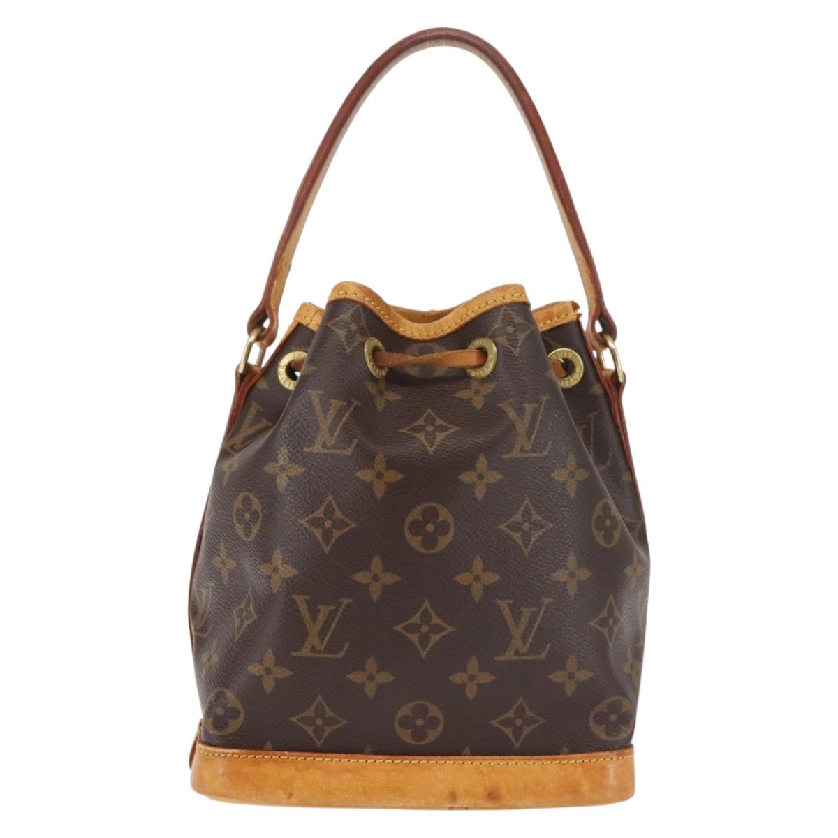 LOUIS VUITTON Monogram Mini Noe Hand Bag M42227 LV Auth 143935