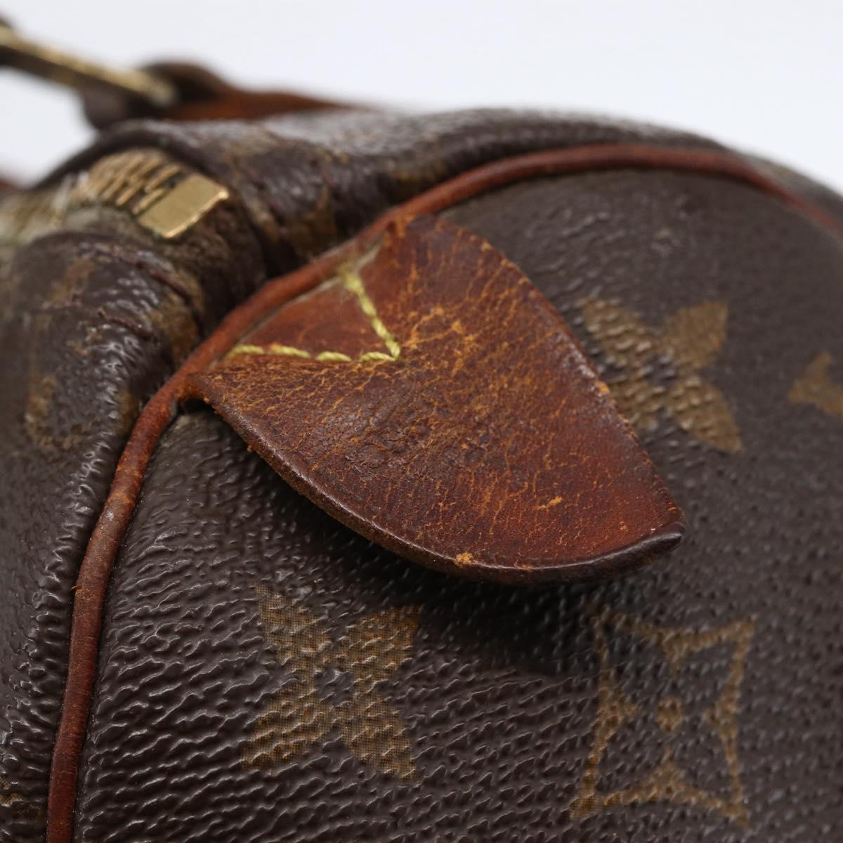 LOUIS VUITTON Monogram Speedy 25 Hand Bag M41528 LV Auth 143937