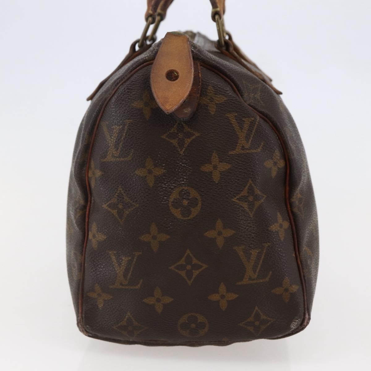 LOUIS VUITTON Monogram Speedy 25 Hand Bag M41528 LV Auth 143937