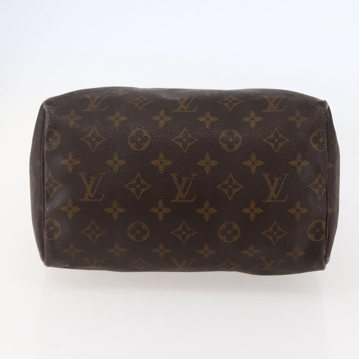 LOUIS VUITTON Monogram Speedy 25 Hand Bag M41528 LV Auth 143937