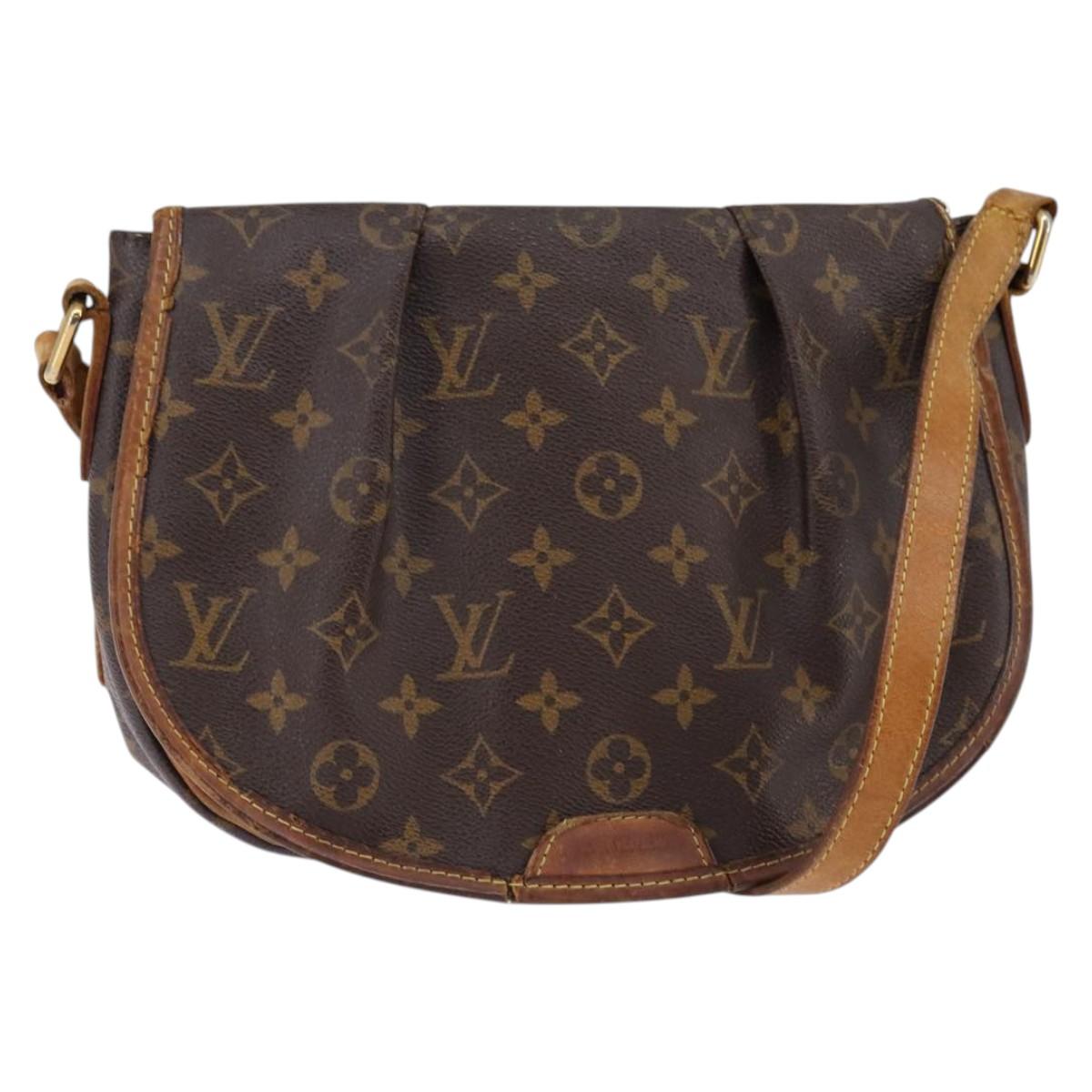LOUIS VUITTON Monogram Menilmontant PM Shoulder Bag M40474 LV Auth 143941